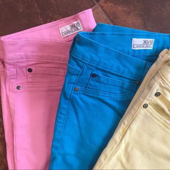 3 Pak Gap Skinny & Leggings jeans EUC - Picture 2 of 5